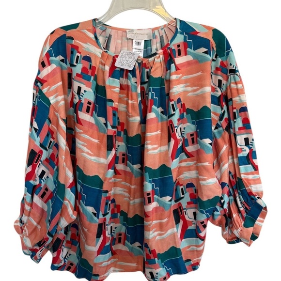 Corey Lynn Calter Free People Lola top Capri Print Small NWT - Picture 2 of 10